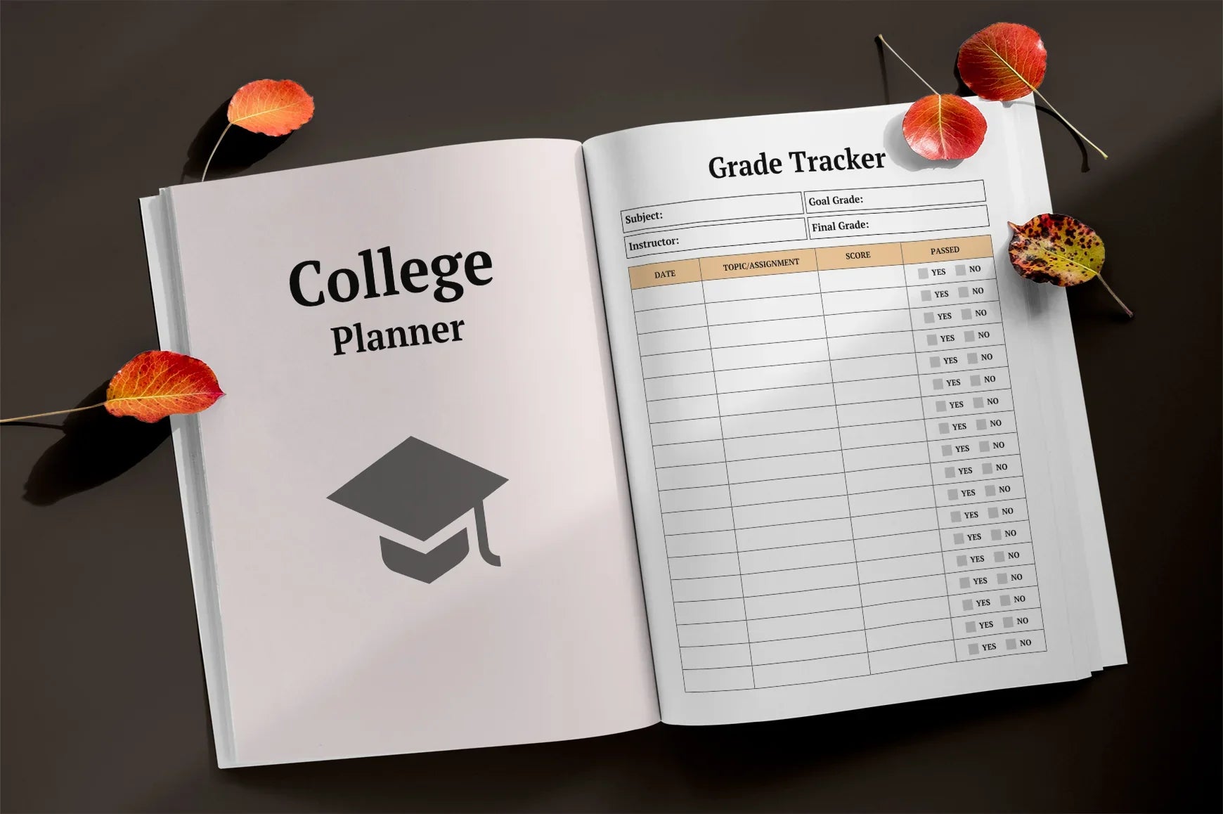 College Planner - CraftNest - Digital Crafting and Art