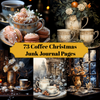 Coffee Christmas Junk Journal Pages