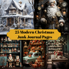 Modern Christmas Junk Journal Pages