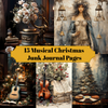 Musical Christmas Junk Journal Pages