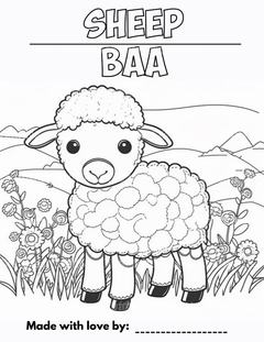 Farm Animals Coloring Book - CraftNest - Digital Crafting and Art