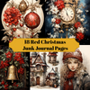 Red Christmas Junk Journal Pages