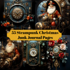 Steampunk Christmas Junk Journalseiten