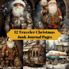 Traveler Christmas Junk Journal Pages