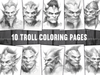 Troll Coloring Book