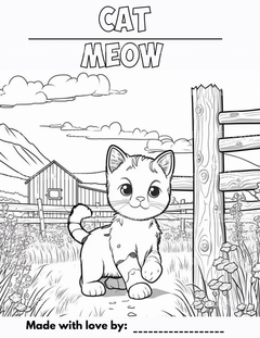 Farm Animals Coloring Book - CraftNest - Digital Crafting and Art