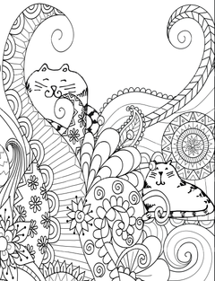 Colorist Heaven Animal Coloring Book - CraftNest - Digital Crafting and Art