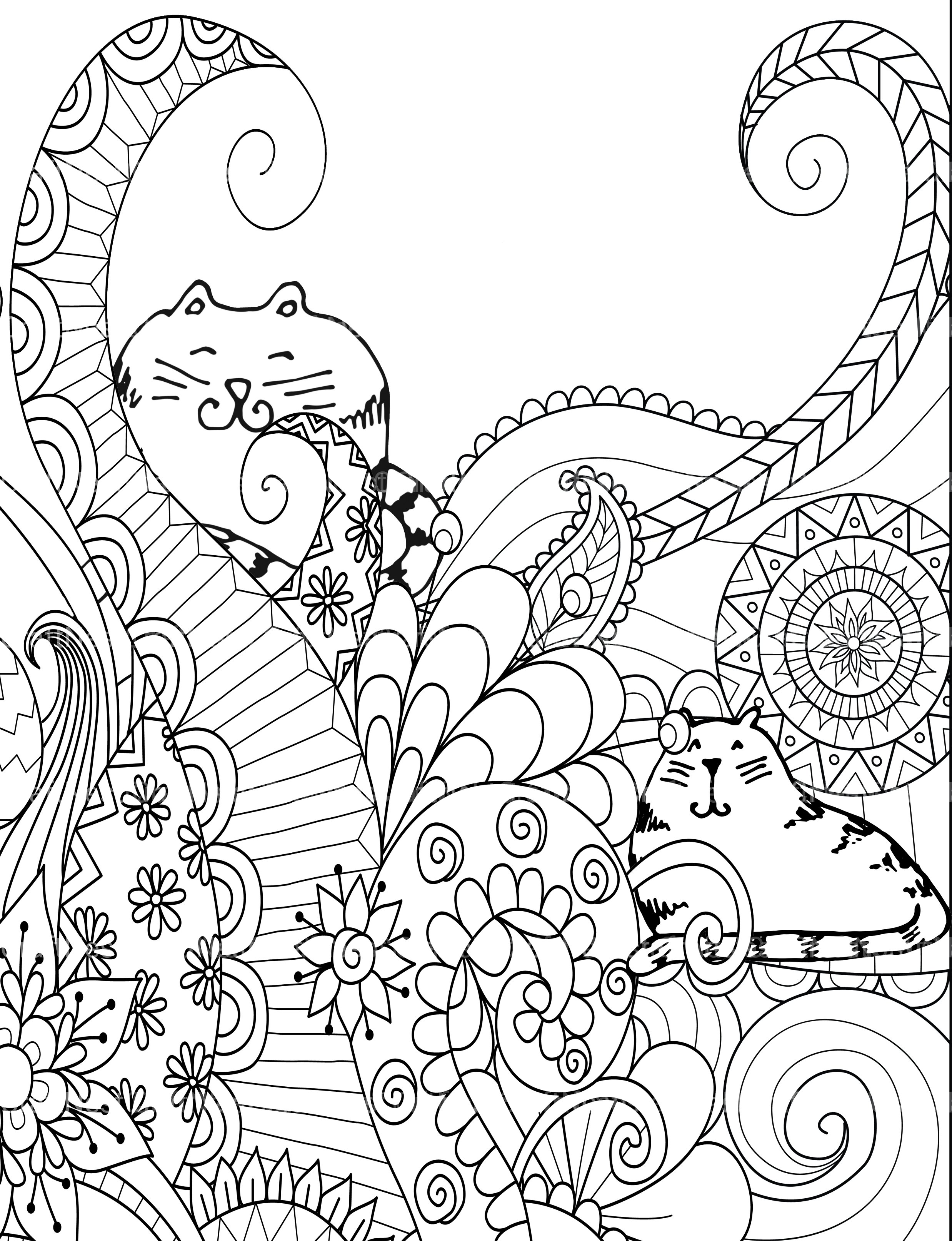 Colorist Heaven Animal Coloring Book - CraftNest - Digital Crafting and Art
