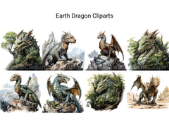 Earth Dragon Clipart - CraftNest