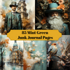 Mint Green Junk Journalseiten