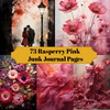 Rasperry Pink Junk Journal Pages