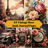 Vintage Rose Junk Journalseiten