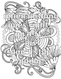 Colorist Heaven Affirmations Coloring Book - CraftNest - Digital Crafting and Art