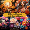 Kawaii Garden Junk Journal Pages