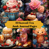 Kawaii Tea Junk Journal Seiten