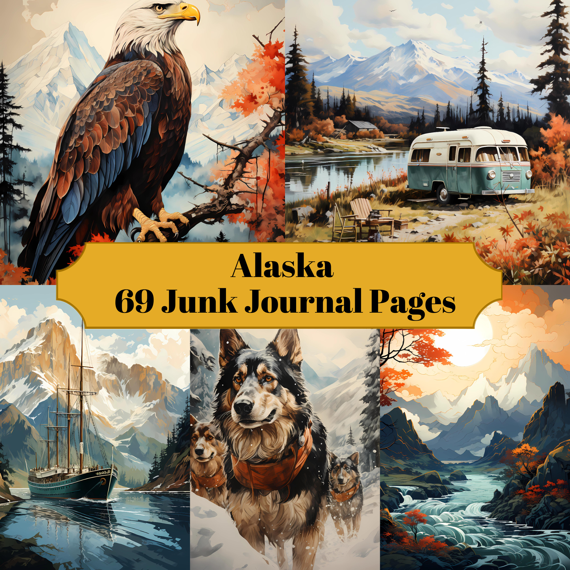 Alaska Junk Journal Pages - CraftNest