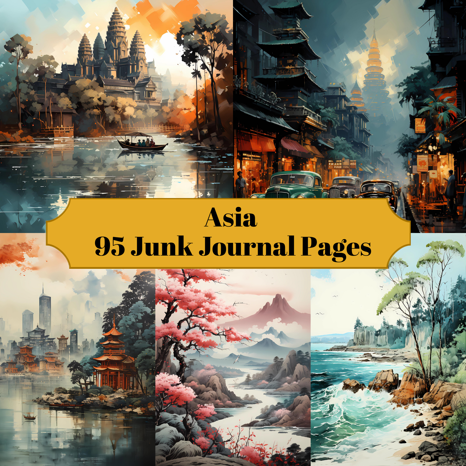 Asia Junk Journal Pages - CraftNest