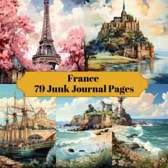 France Junk Journal Pages - CraftNest