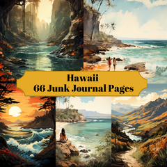 Hawaii Junk Journal Pages - CraftNest