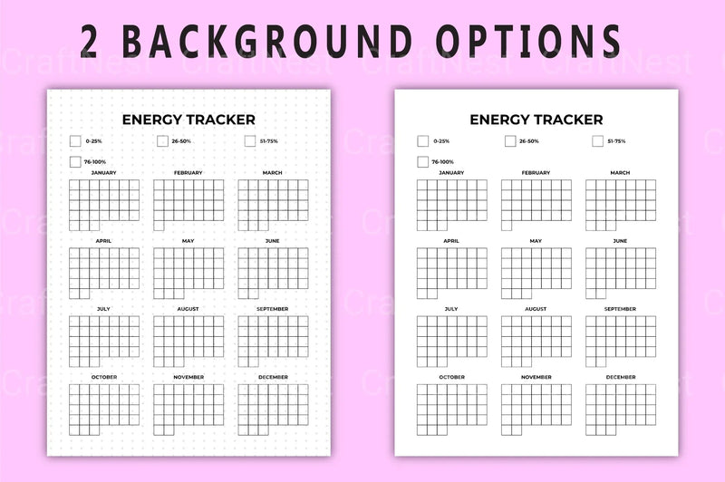 Energy Tracker Tool - CraftNest - Digital Crafting and Art