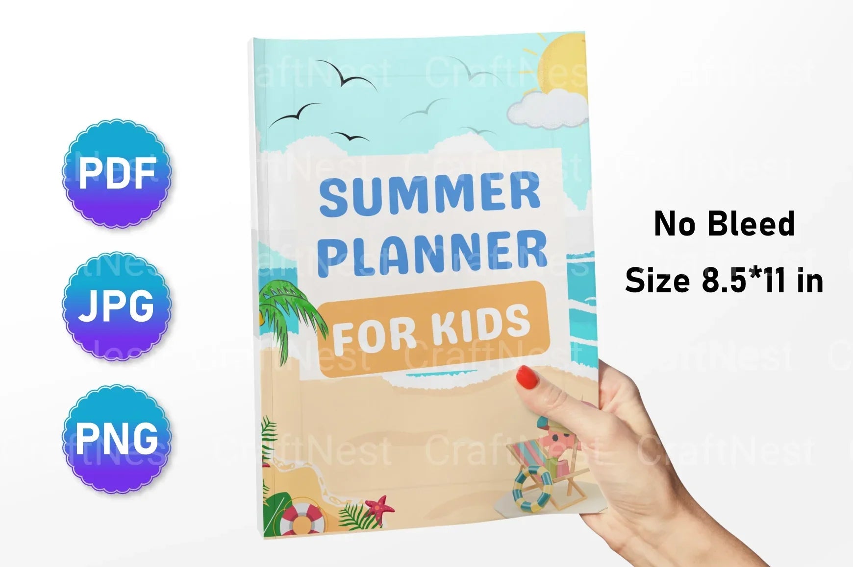 Summer Planner for Kids - CraftNest - Digital Crafting and Art