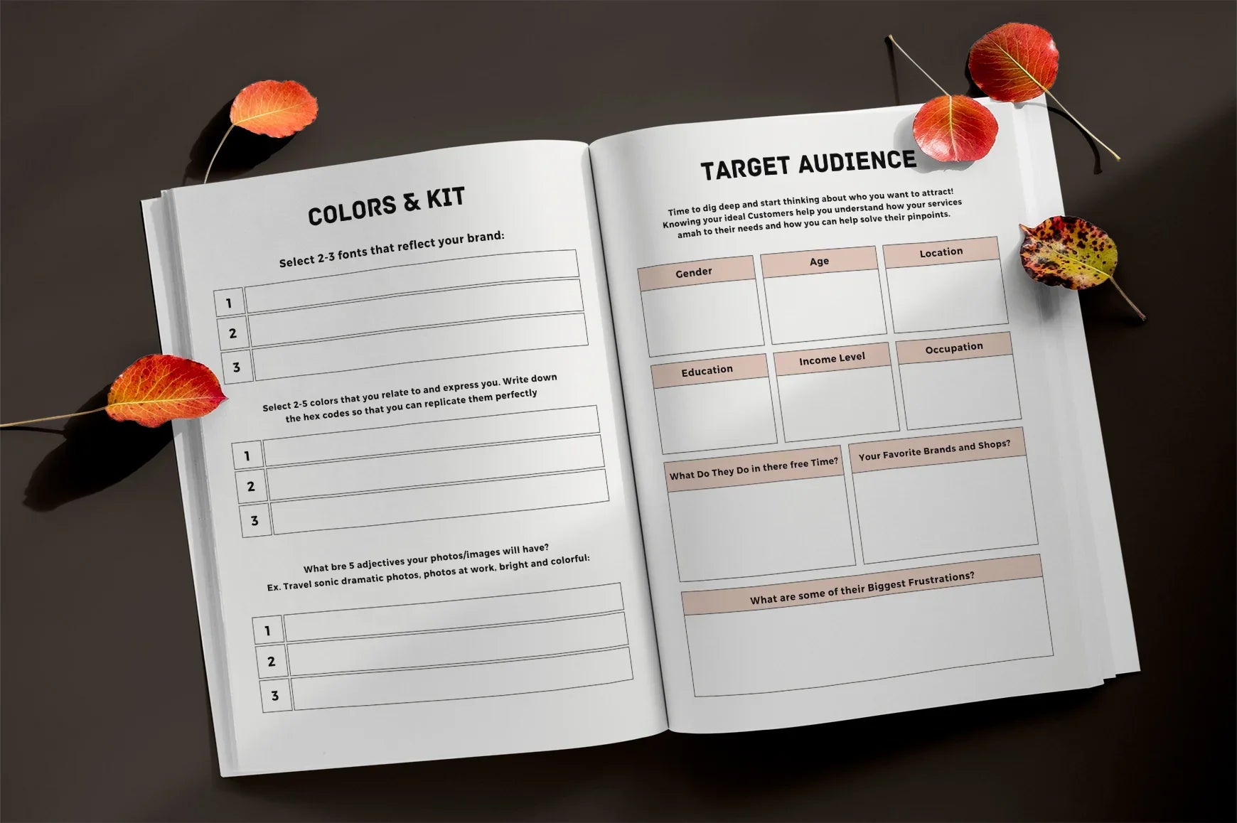 Brand Planner - CraftNest - Digital Crafting and Art