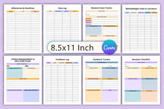 Dissertation Planner Guide - CraftNest - Digital Crafting and Art