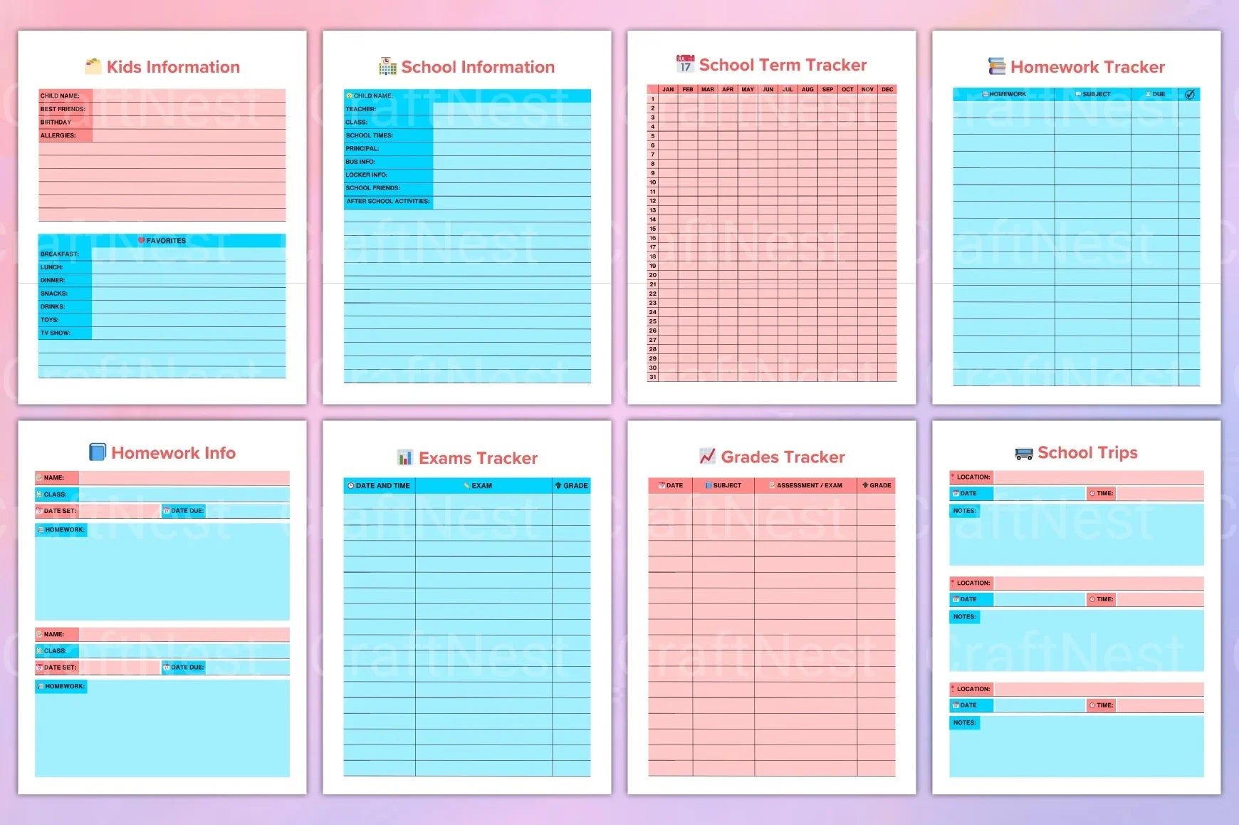 Ultimate Mom Planner - CraftNest - Digital Crafting and Art