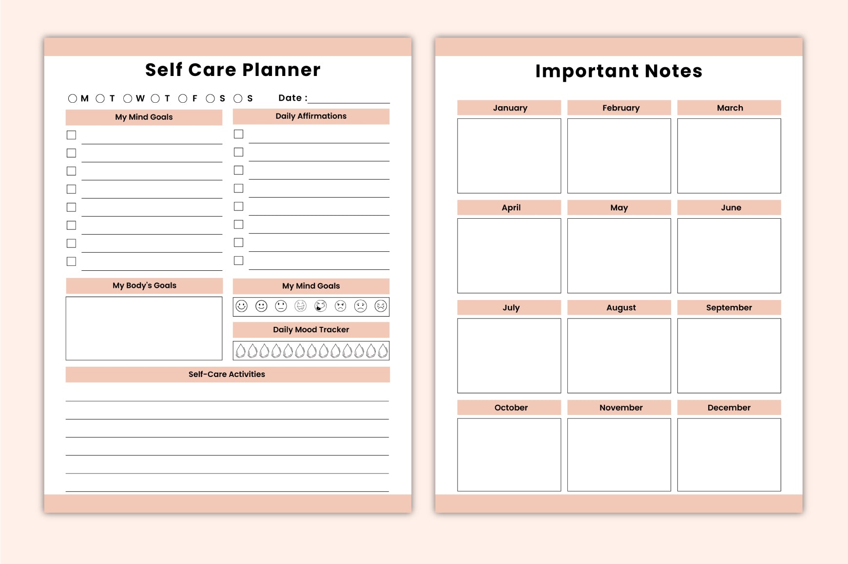 Healing Self-Care Journal