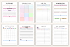 Craft Business Planner Guide - CraftNest - Digital Crafting and Art