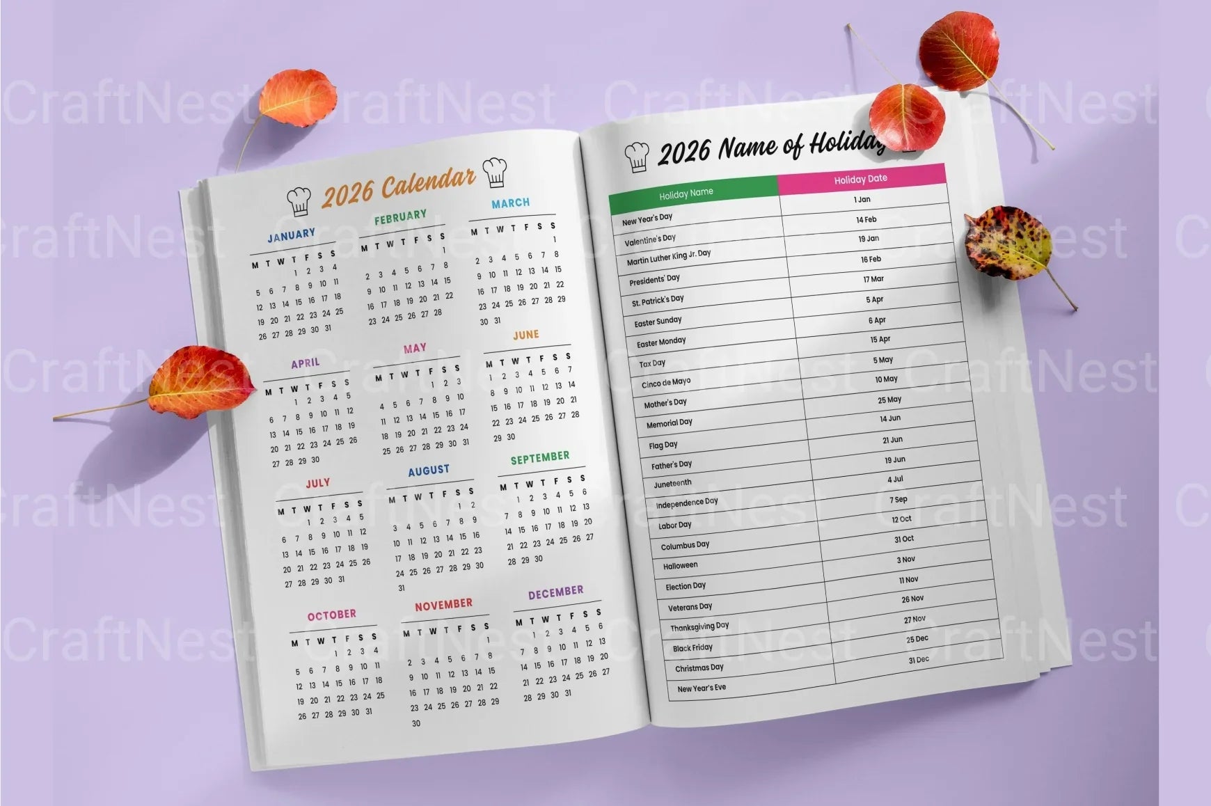 Delicious Days Recipe - CraftNest - Digital Crafting and Art