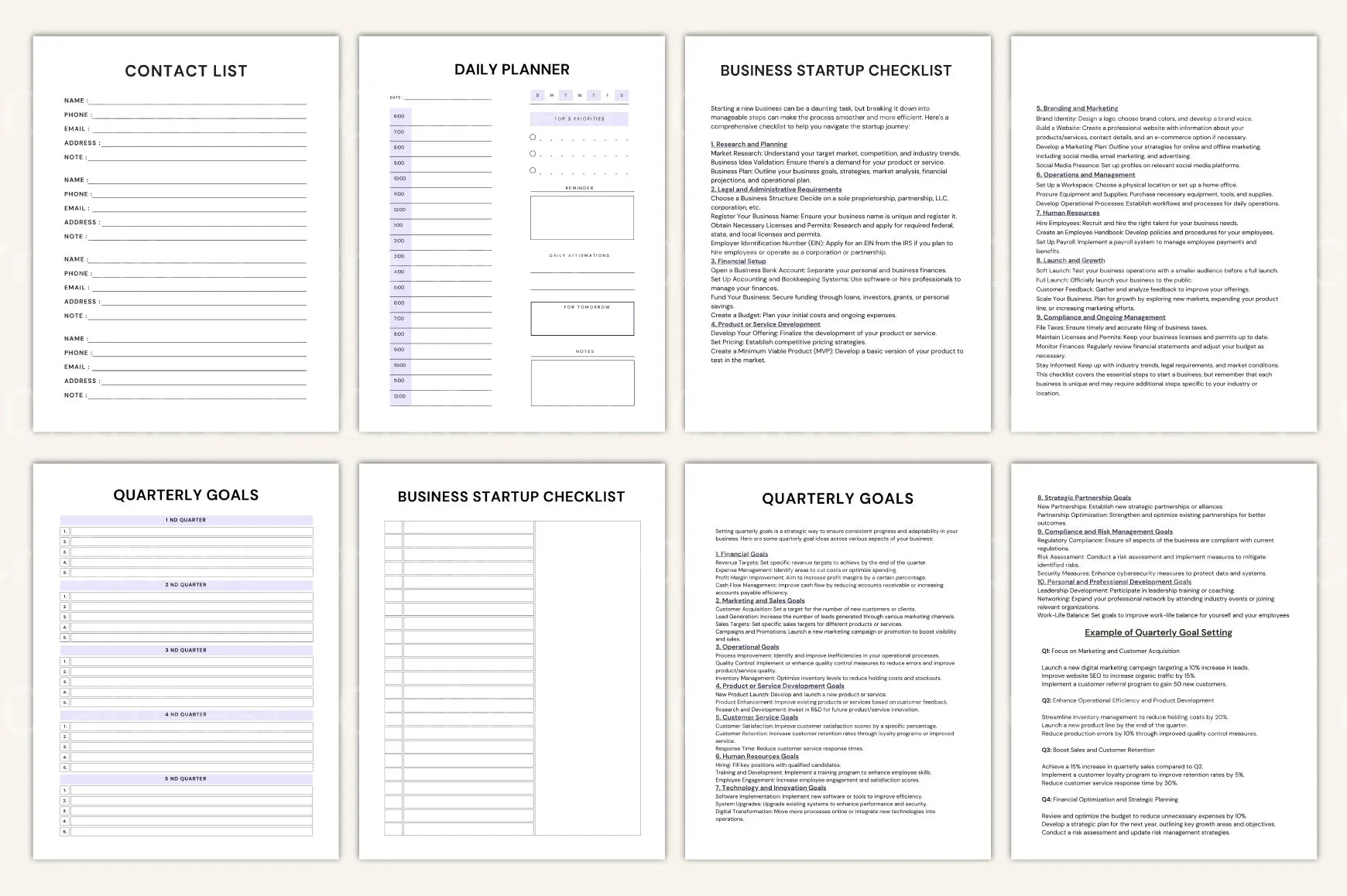 Entrepreneur Busters Success Workbook - CraftNest - Digital Crafting and Art