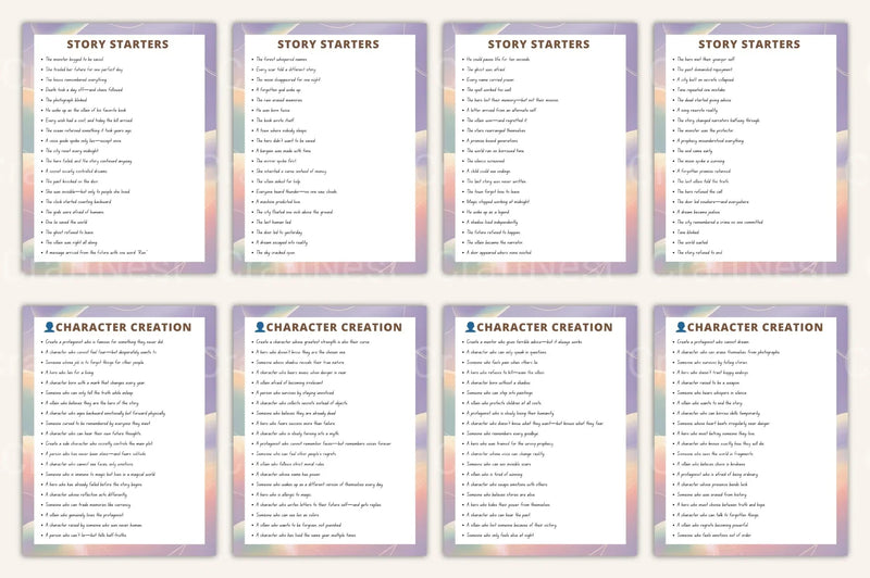 Storytelling Prompt Handbook: Creative Writing Ideas - CraftNest - Digital Crafting and Art