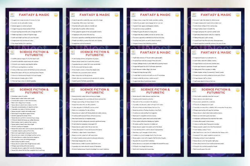 Creative Short Story Prompts Book - CraftNest - Digital Crafting and Art