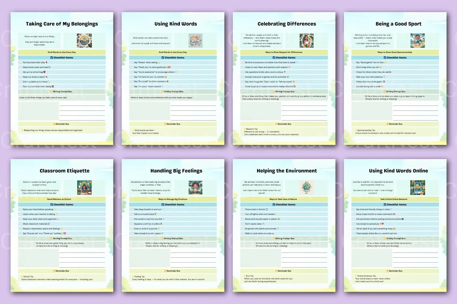 Good Habits and Manners Guide for Kids - CraftNest - Digital Crafting and Art