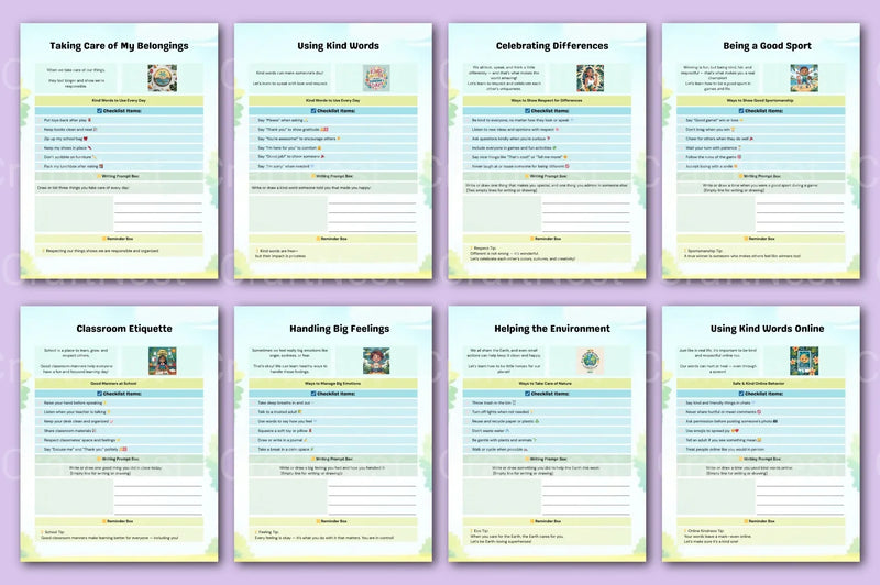 Good Habits and Manners Guide for Kids - CraftNest - Digital Crafting and Art