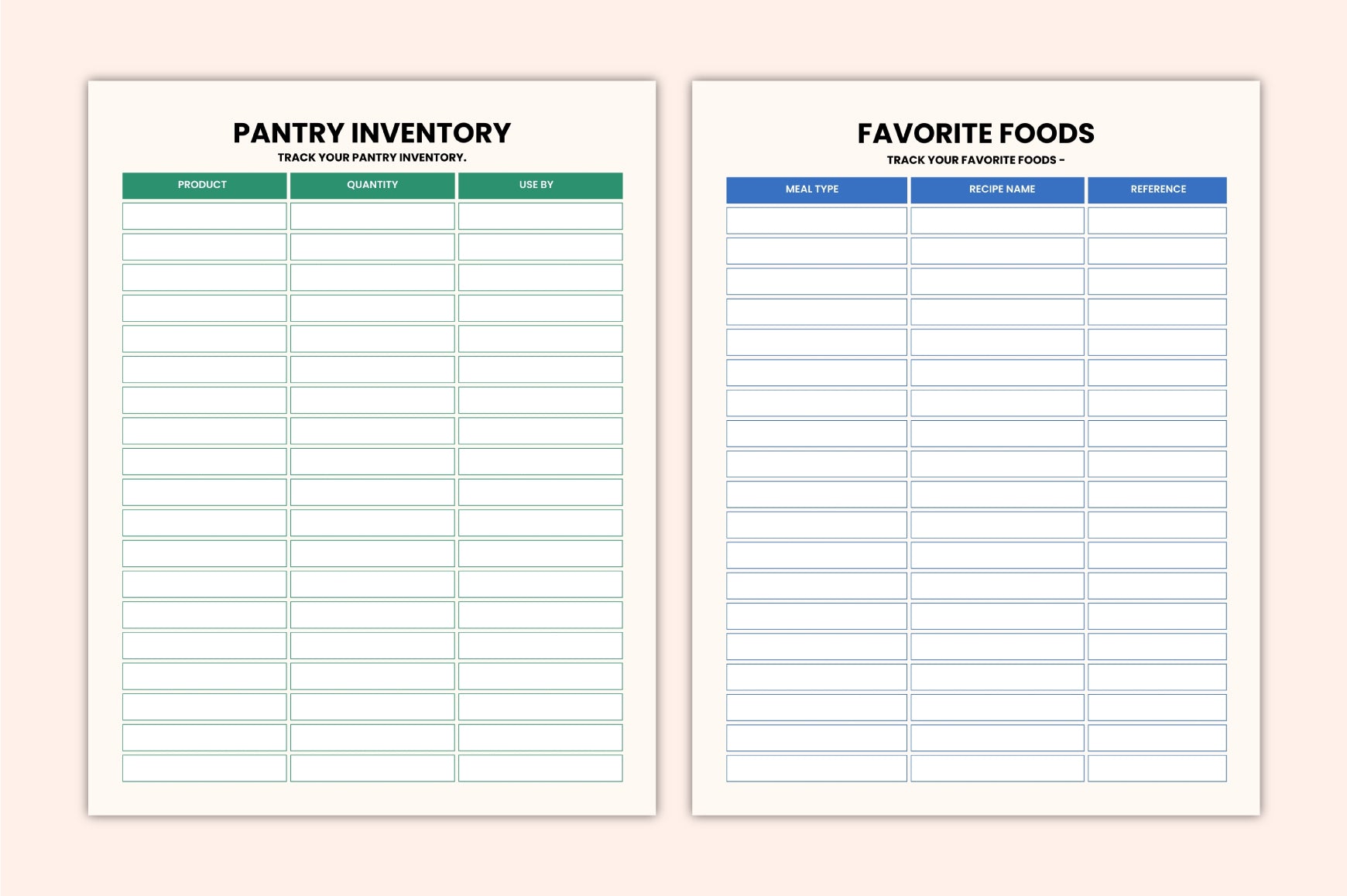 Meal Prep Journal for Easy Planning
