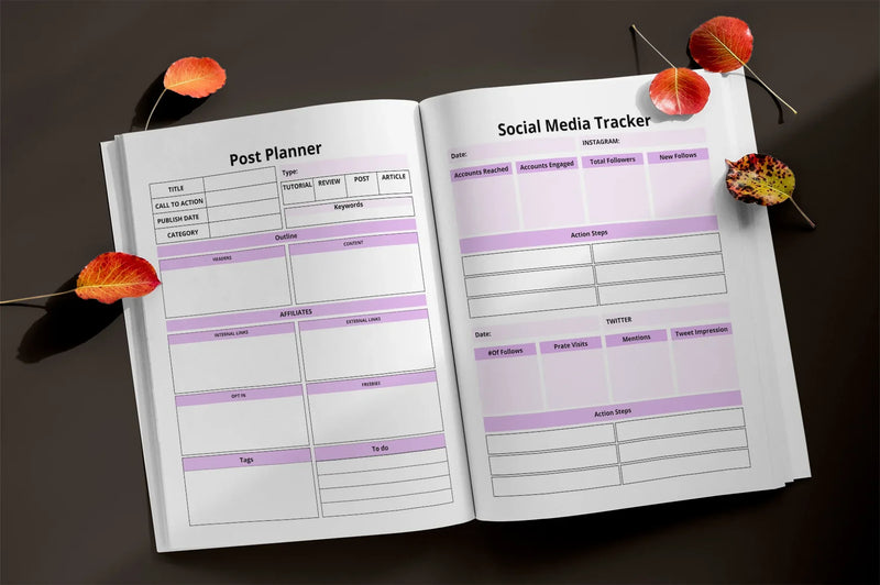 Blog Planner  Bundle - CraftNest - Digital Crafting and Art