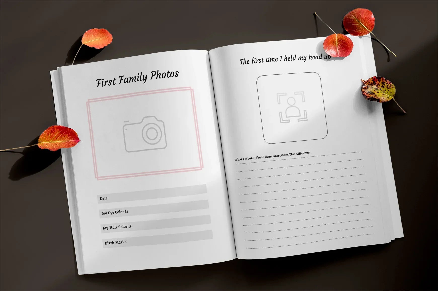 Baby Memory Book KDP Planner - CraftNest - Digital Crafting and Art