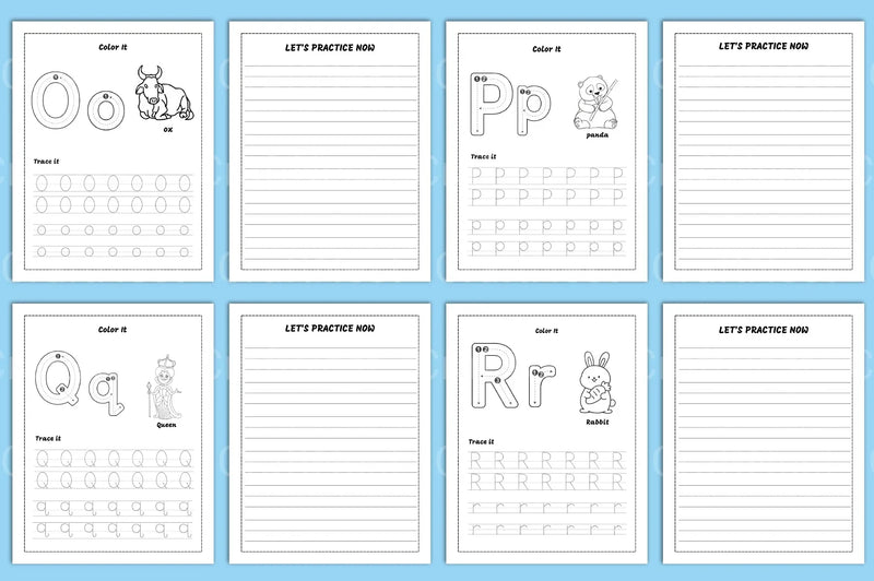 Learning to Trace: Children's Activity Book - CraftNest - Digital Crafting and Art