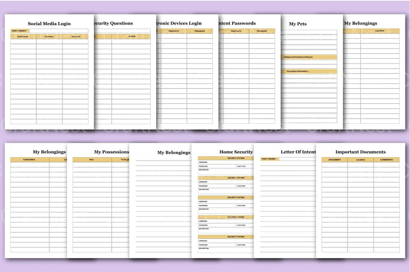 End of Life Planner Guide - CraftNest - Digital Crafting and Art