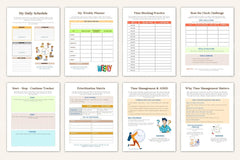 Effective ADHD Time Management Worksheets - CraftNest - Digital Crafting and Art