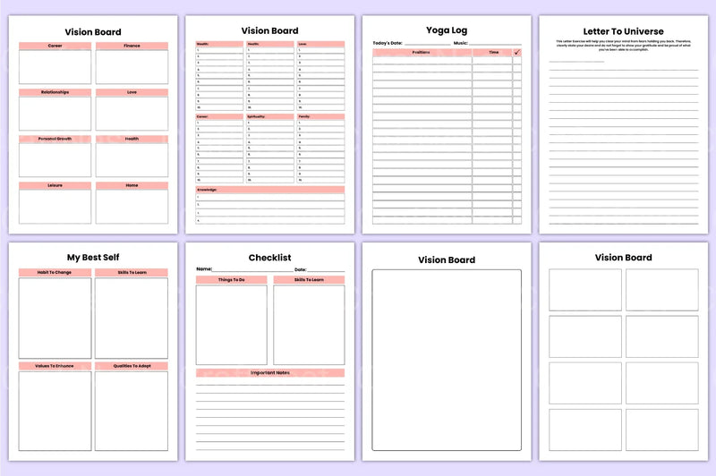 Vision Board Planner 2023 - CraftNest - Digital Crafting and Art