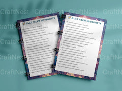 Creative Classroom Prompts Book - CraftNest - Digital Crafting and Art