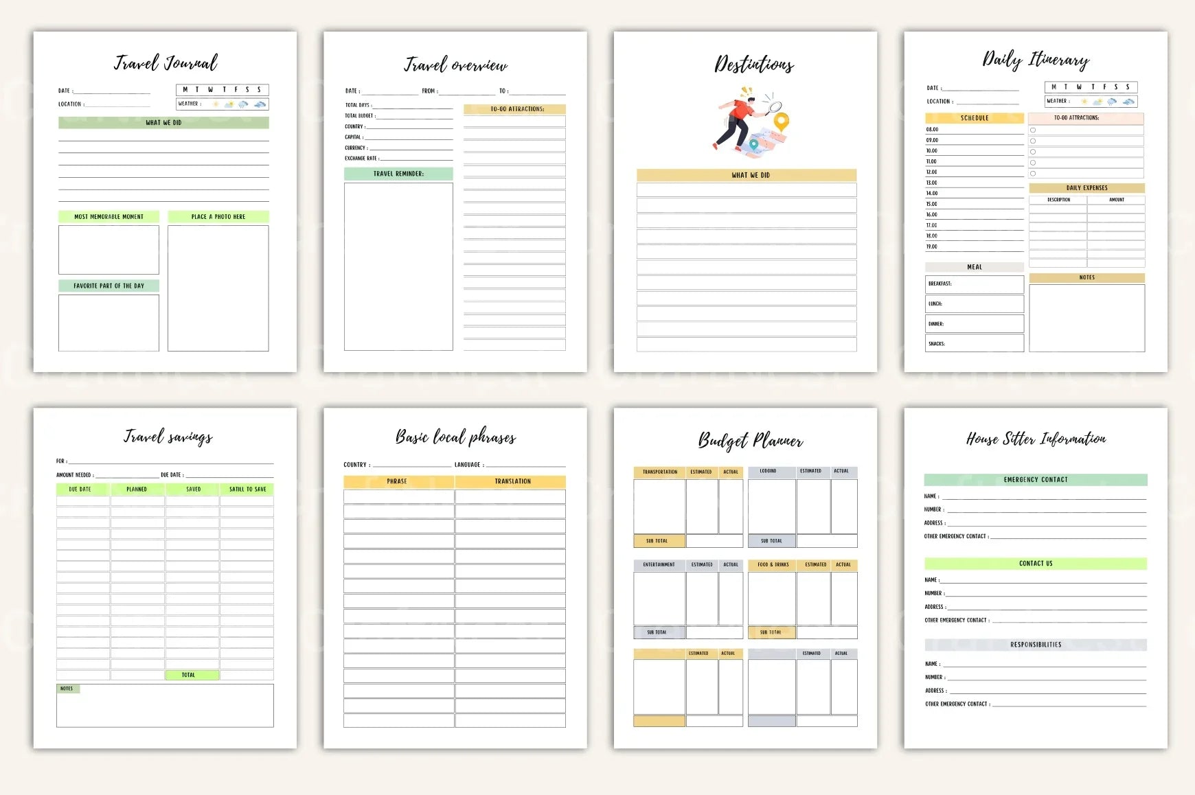 Ultimate Travel Planner Guide - CraftNest - Digital Crafting and Art