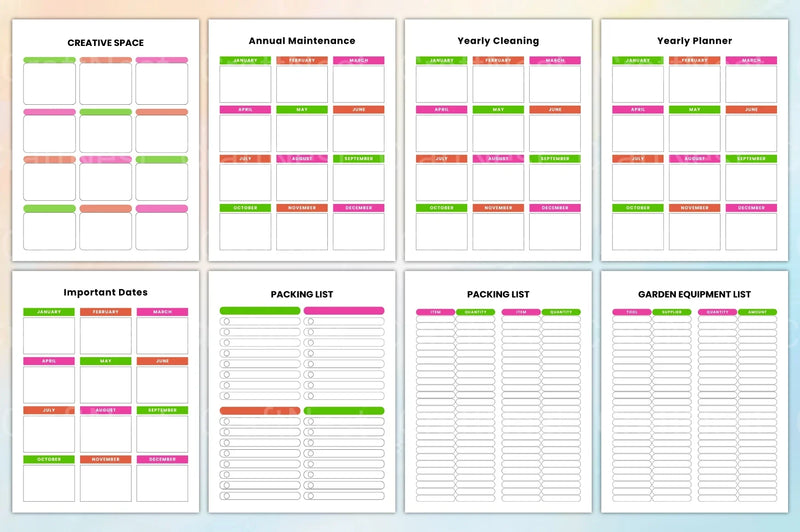 Ultimate Home Management Binder for Organization - CraftNest - Digital Crafting and Art
