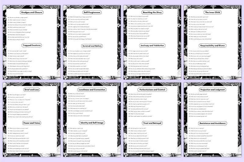 Shadow Work Prompts for Personal Growth - CraftNest - Digital Crafting and Art