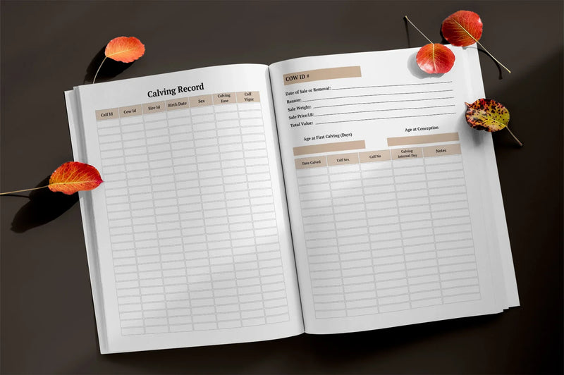 Cattle Log Book Planner - CraftNest - Digital Crafting and Art