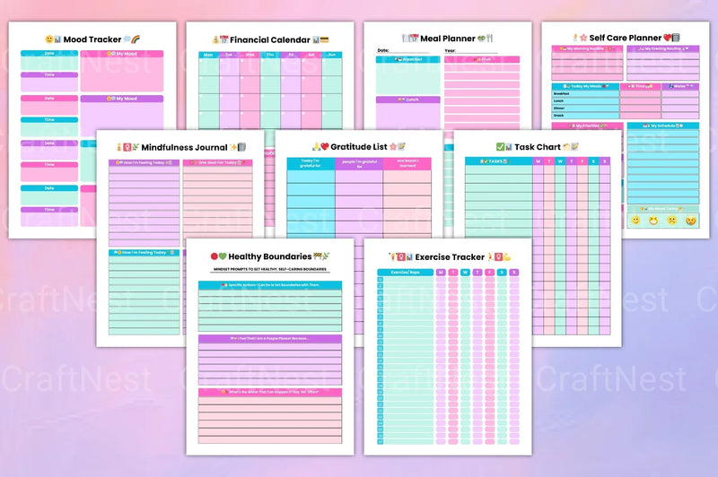 Women's Planner - CraftNest - Digital Crafting and Art