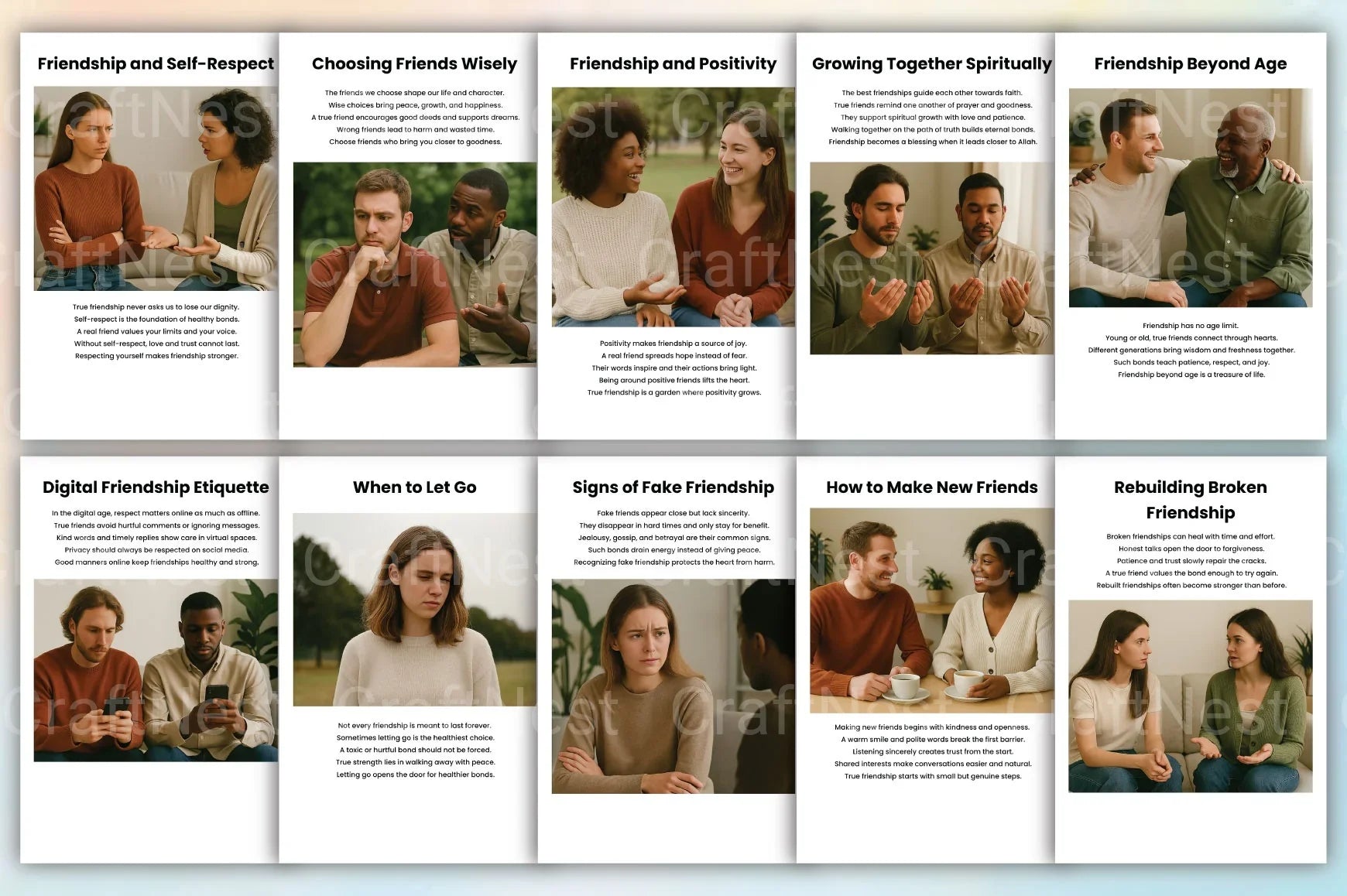 Ultimate Friendship Guidebook - CraftNest - Digital Crafting and Art